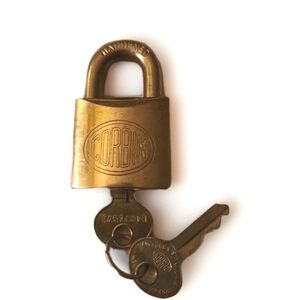 Corbin Brass Padlock with Keys Cb37